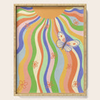 Vibrant rays Serving Tray Gallery Image 1