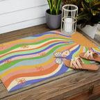 Vibrant rays Outdoor Rug Gallery Image 2