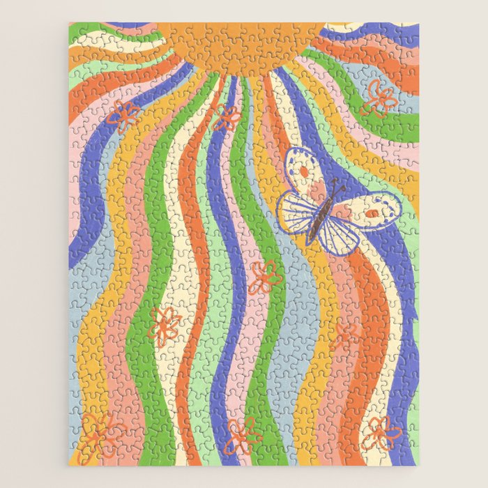 Vibrant rays Jigsaw Puzzle Gallery Image 1
