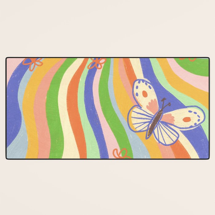 Vibrant rays Desk Mat Gallery Image 3