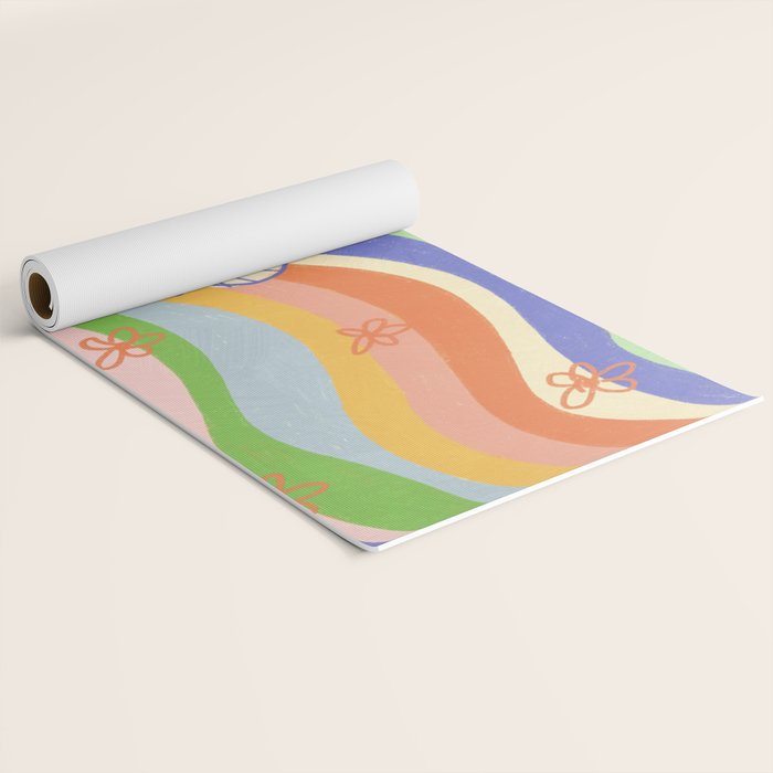 Vibrant rays Yoga Mat Gallery Image 2