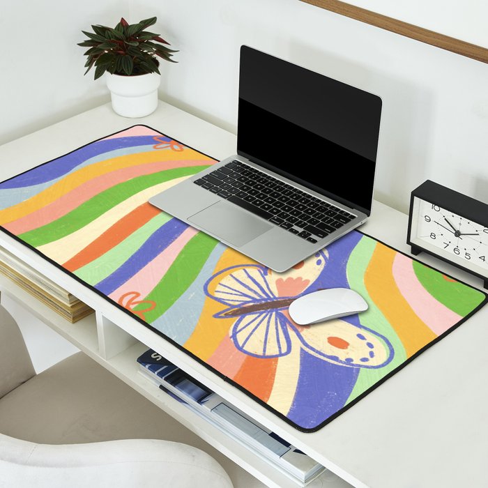 Vibrant rays Desk Mat Gallery Image 2
