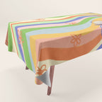 Vibrant rays Tablecloth Gallery Image 1