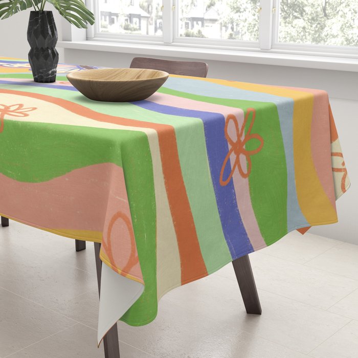 Vibrant rays Tablecloth Gallery Image 3