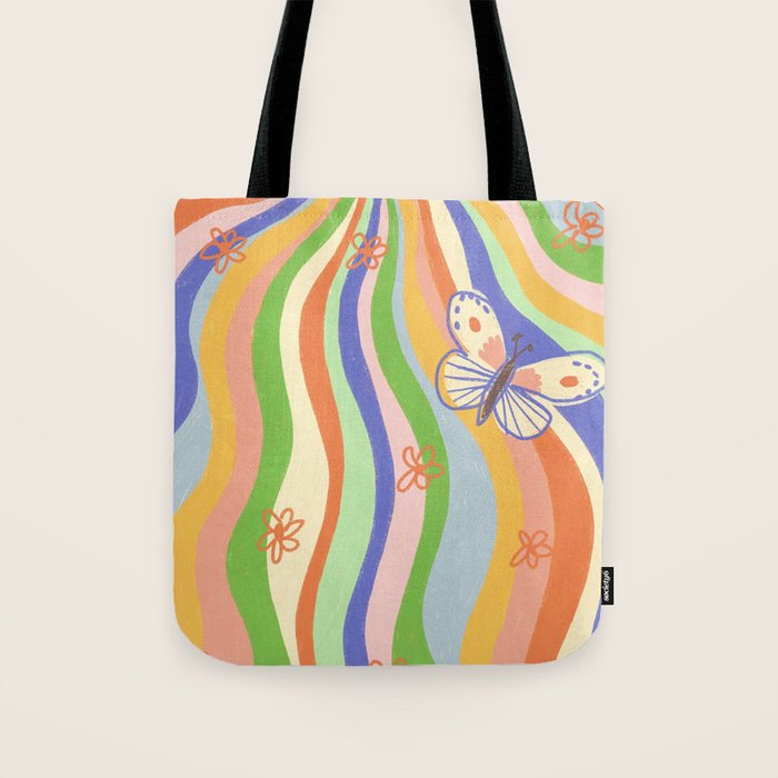 Vibrant rays Tote Bag Gallery Image 1