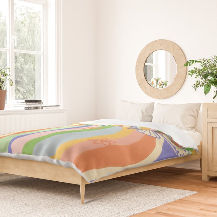 Vibrant rays Duvet Cover Gallery Image 2