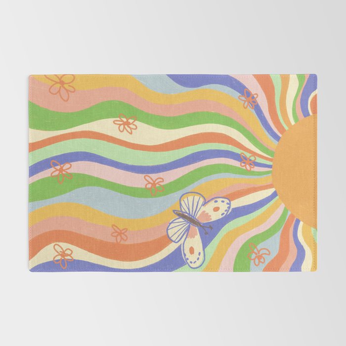 Vibrant rays Rug Gallery Image 2