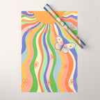 Vibrant rays Wrapping Paper Gallery Image 1