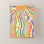 Vibrant rays Mini Art Print Gallery Image 1