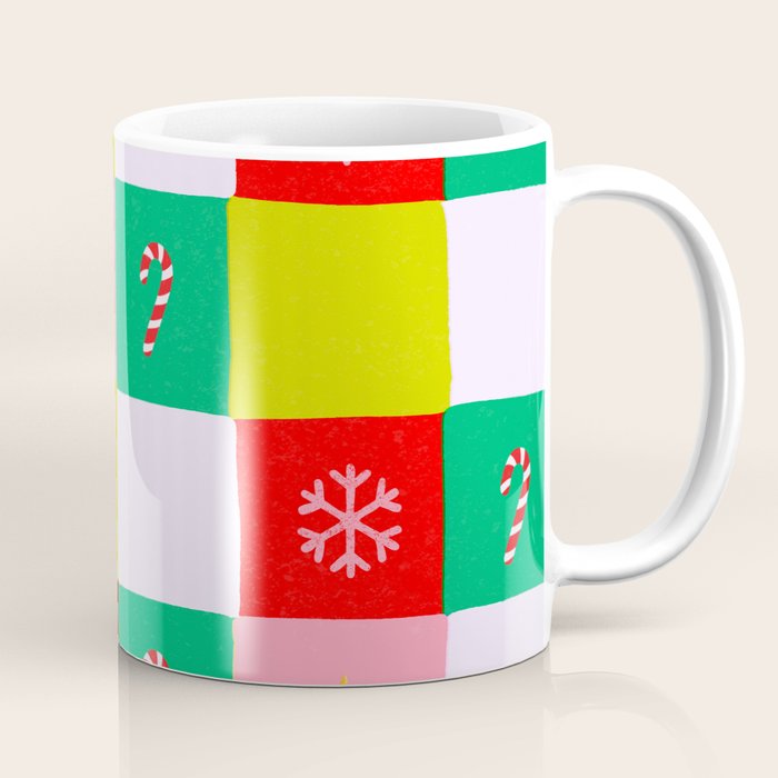 Jolly Checkerboard Coffee Mug Gallery Image 1