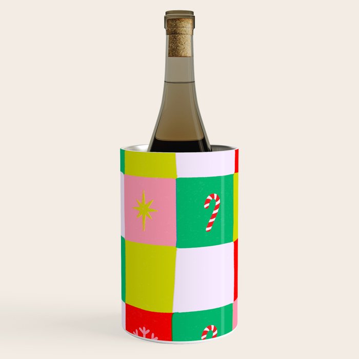 Jolly Checkerboard Wine Chiller Gallery Image 1