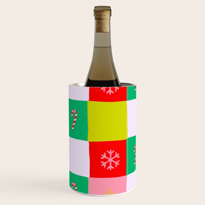 Jolly Checkerboard Wine Chiller Gallery Image 3