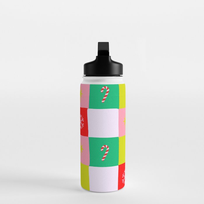 Jolly Checkerboard Water Bottle Gallery Image 3