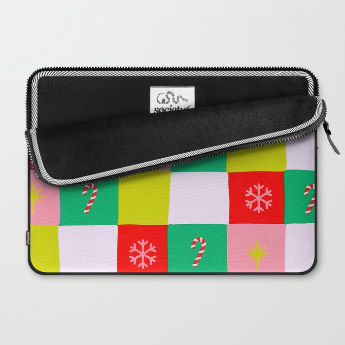 Jolly Checkerboard Laptop Sleeve Gallery Image 2