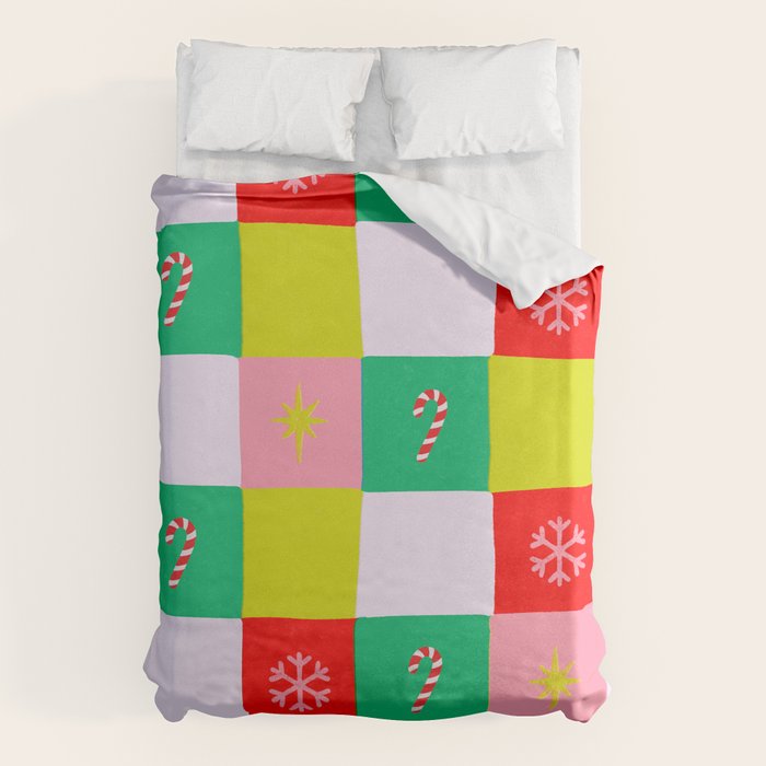 Jolly Checkerboard Duvet Cover Gallery Image 6