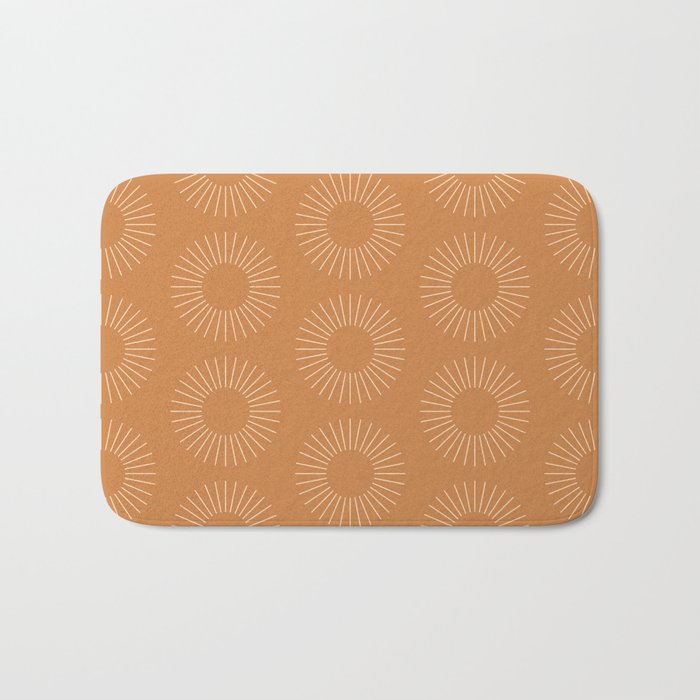 Minimalist Sunray Pattern XIII Bath Mat Gallery Image 1