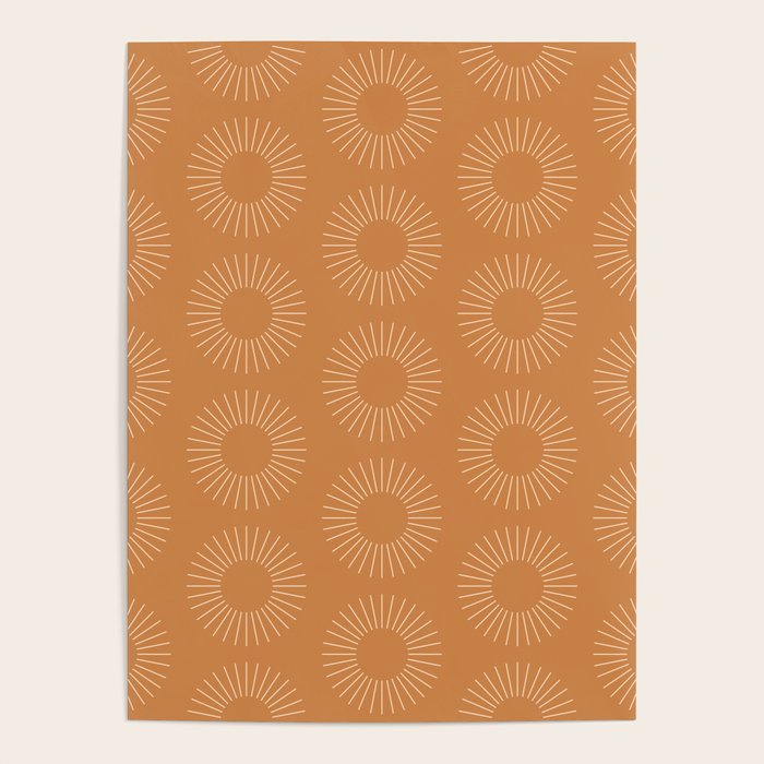 Minimalist Sunray Pattern XIII Poster Gallery Image 4