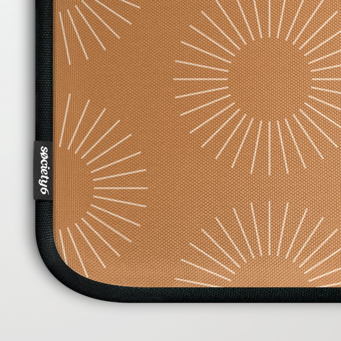 Minimalist Sunray Pattern XIII Laptop Sleeve Gallery Image 3
