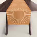 Minimalist Sunray Pattern XIII Table Runner Gallery Image 1
