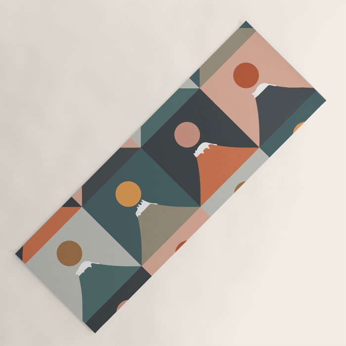 Meow Fuji 2x2 Yoga Mat Gallery Image 1