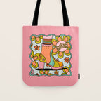 Aquarius Groovy Boot Tote Bag Gallery Image 1