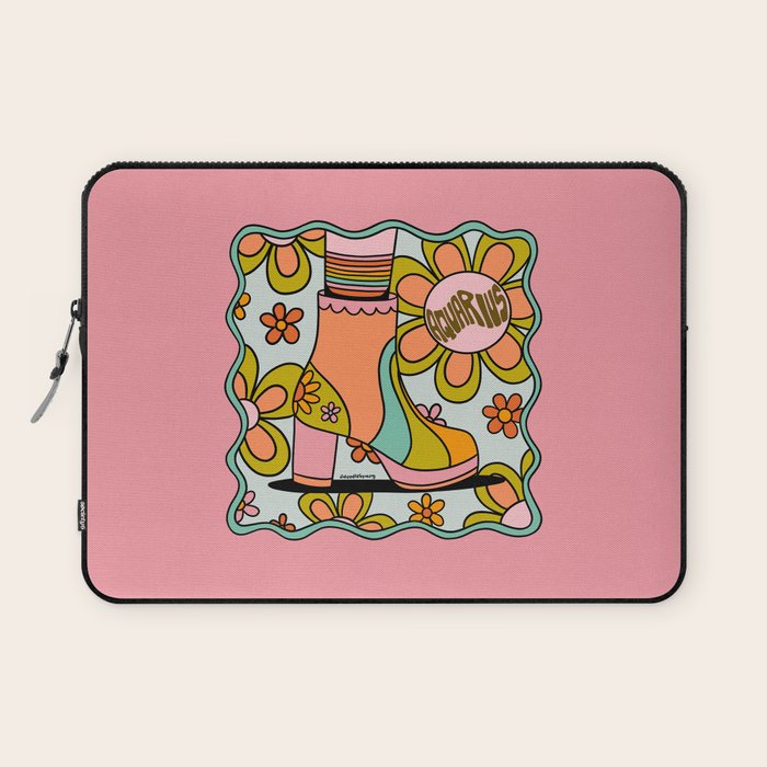 Aquarius Groovy Boot Laptop Sleeve Gallery Image 1