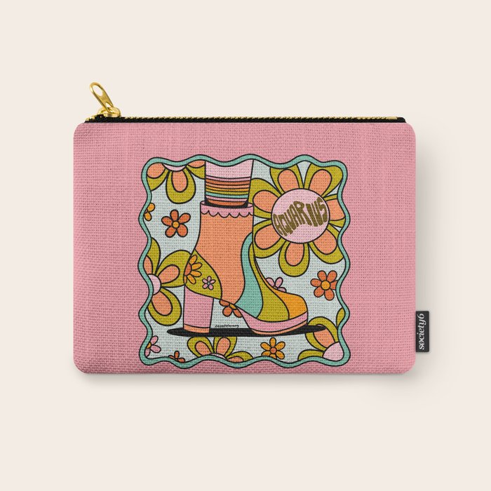 Aquarius Groovy Boot Carry All Pouch Gallery Image 1
