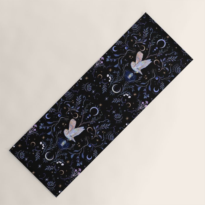 Moonlight Owl Yoga Mat Gallery Image 1