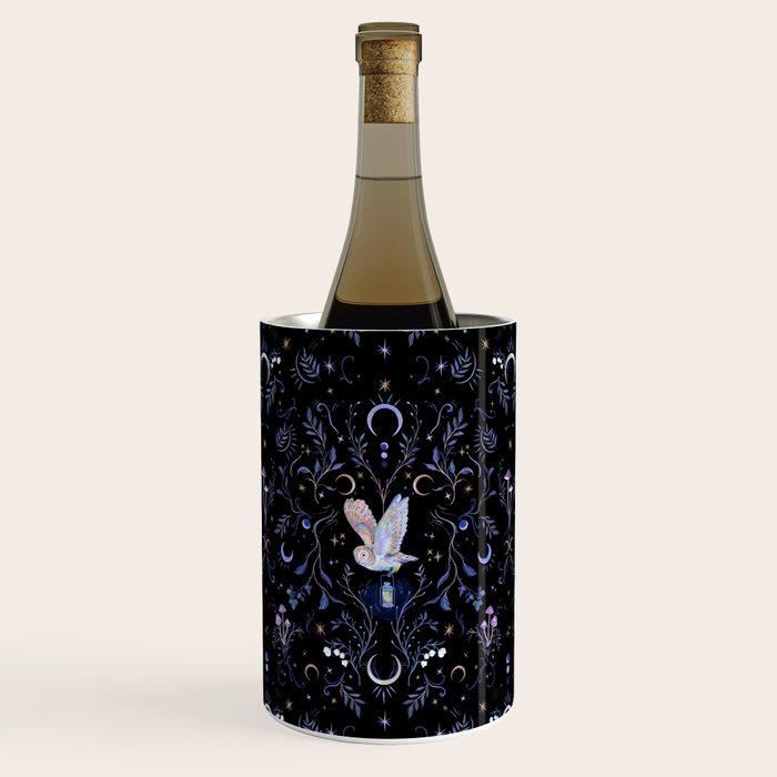 Moonlight Owl Wine Chiller Gallery Image 1
