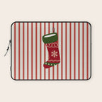 Christmas Stocking Red Laptop Sleeve Gallery Image 1
