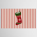 Christmas Stocking Red Tablecloth Gallery Image 2