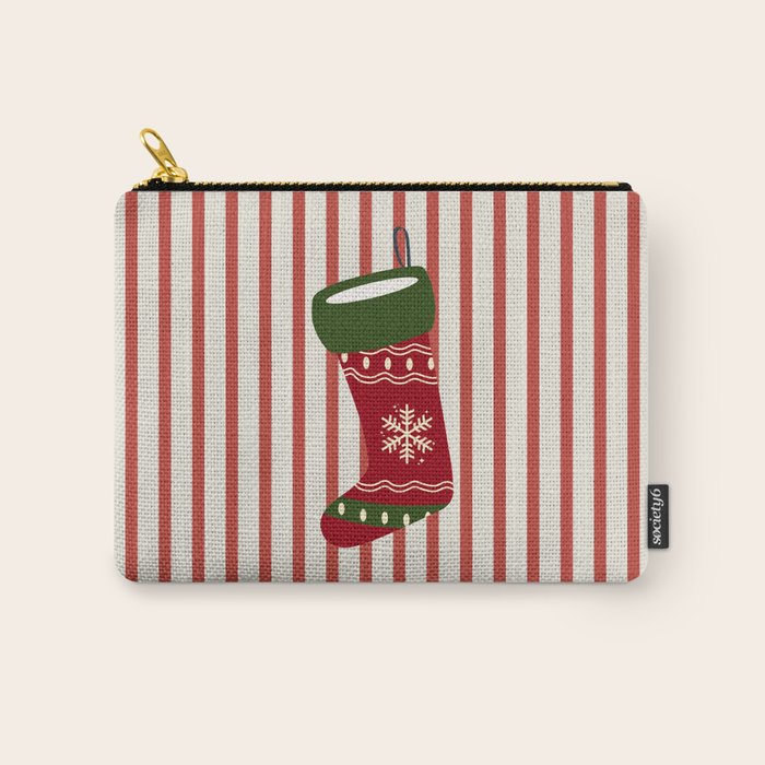 Christmas Stocking Red Carry All Pouch Gallery Image 1