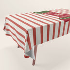 Christmas Stocking Red Tablecloth Gallery Image 1