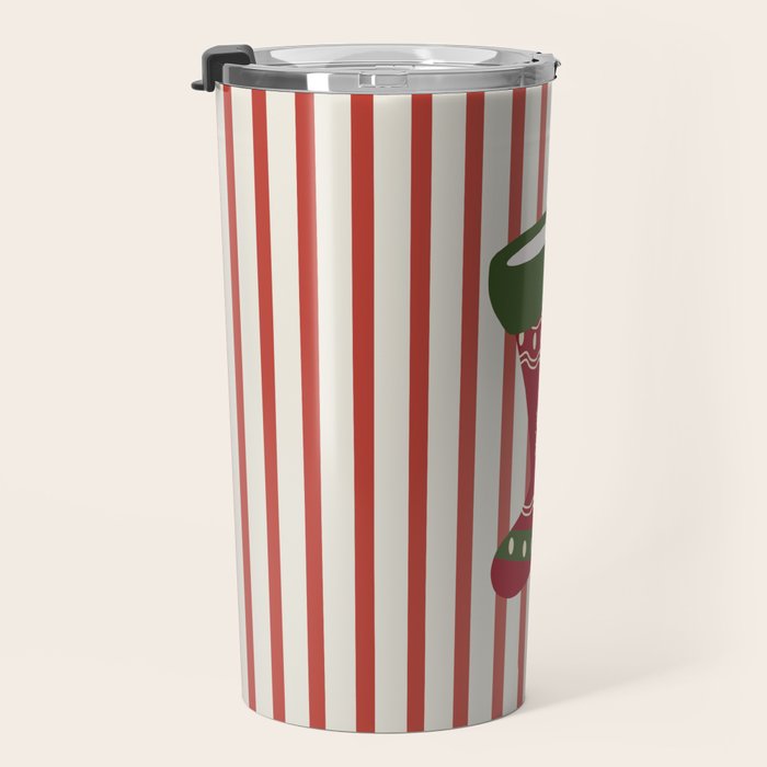 Christmas Stocking Red Travel Mug Gallery Image 3