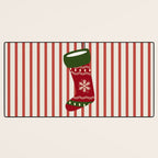 Christmas Stocking Red Desk Mat Gallery Image 3
