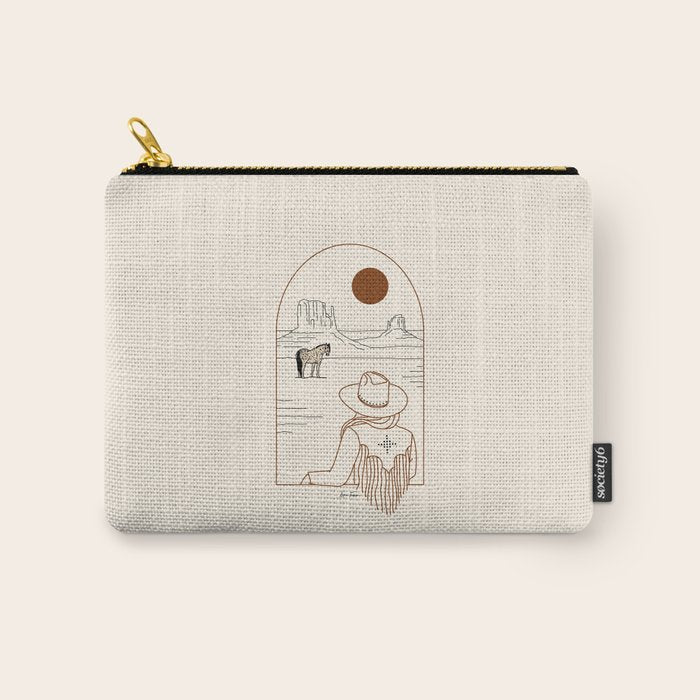 Lost Pony - Rustic Carry All Pouch Gallery Image 1