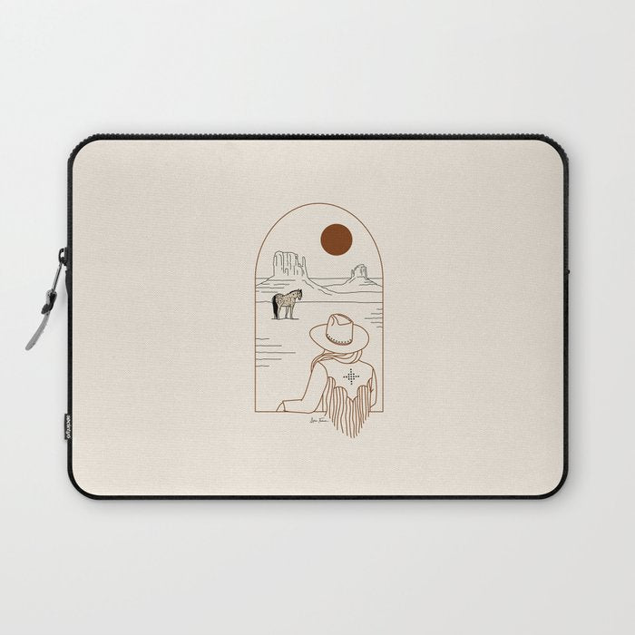 Lost Pony - Rustic Laptop Sleeve Gallery Image 1