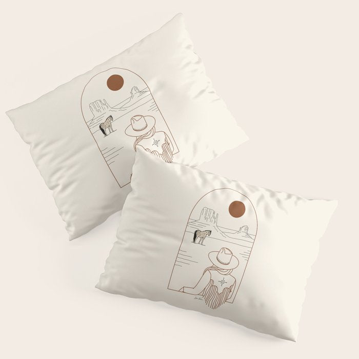 Lost Pony - Rustic Pillow Sham Gallery Image 3