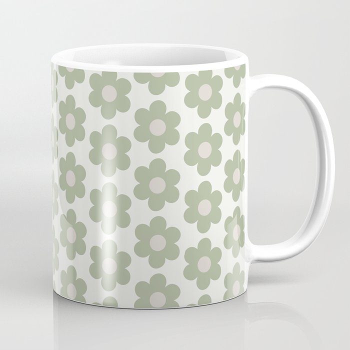 Sage Flower Single Coffee Mug Gallery Image 1