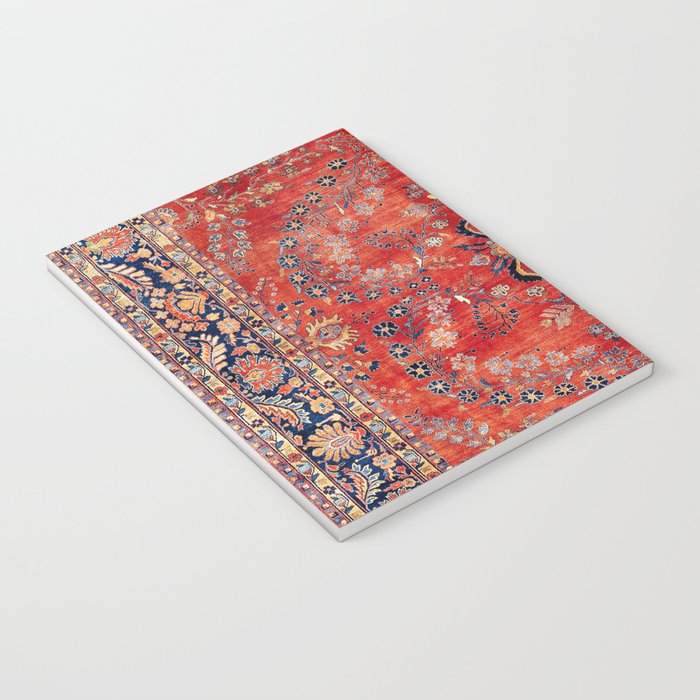 Sarouk Arak West Persian Carpet Print Notebook Gallery Image 3