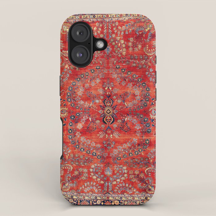 Sarouk Arak West Persian Carpet Print iPhone Case Gallery Image 1