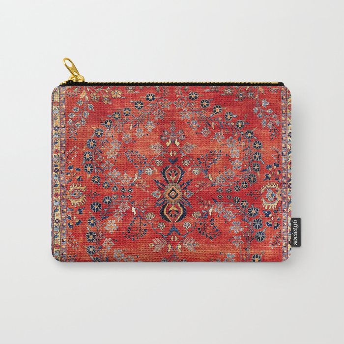 Sarouk Arak West Persian Carpet Print Carry All Pouch Gallery Image 1
