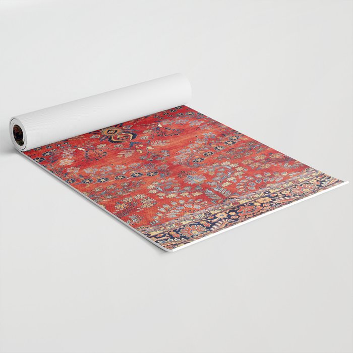 Sarouk Arak West Persian Carpet Print Yoga Mat Gallery Image 2