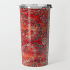 Sarouk Arak West Persian Carpet Print Travel Mug Gallery Image 2
