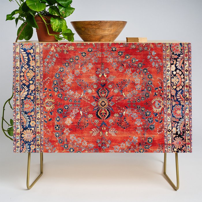 Sarouk Arak West Persian Carpet Print Credenza Gallery Image 1