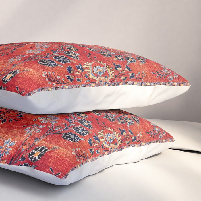 Sarouk Arak West Persian Carpet Print Pillow Sham Gallery Image 3