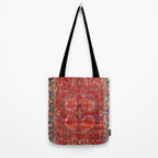 Sarouk Arak West Persian Carpet Print Tote Bag Gallery Image 2