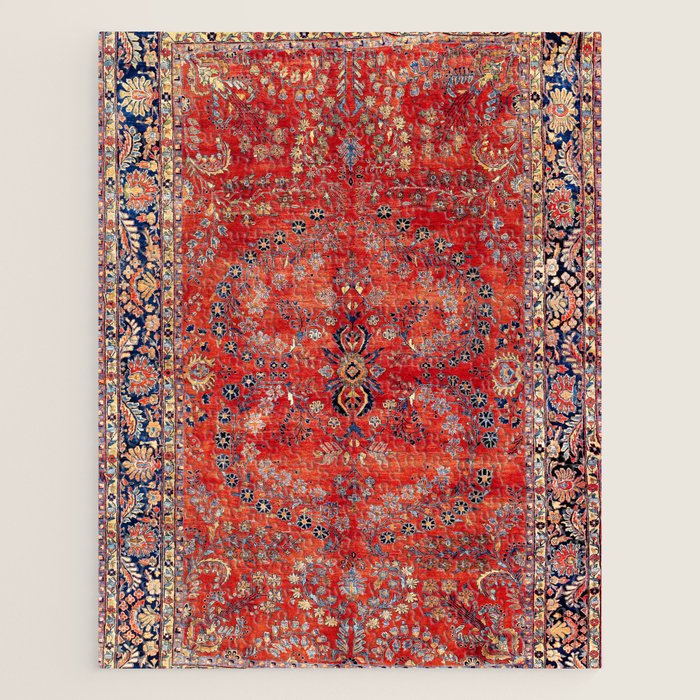 Sarouk Arak West Persian Carpet Print Jigsaw Puzzle Gallery Image 1