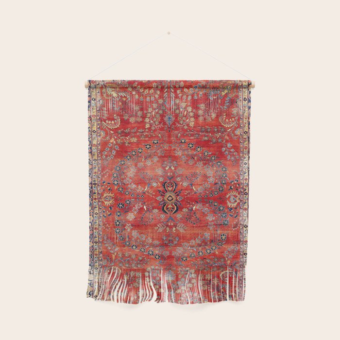 Sarouk Arak West Persian Carpet Print Wall Hanging Gallery Image 1