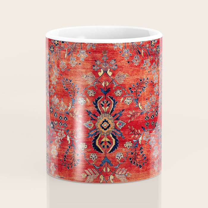 Sarouk Arak West Persian Carpet Print Coffee Mug Gallery Image 4